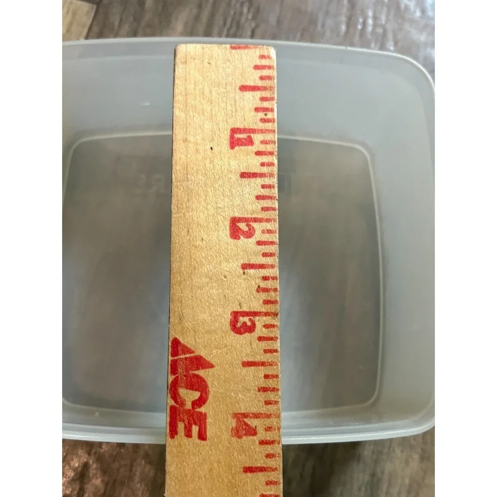 Tupperware Storage Container 311-56 Clear NO LID 5